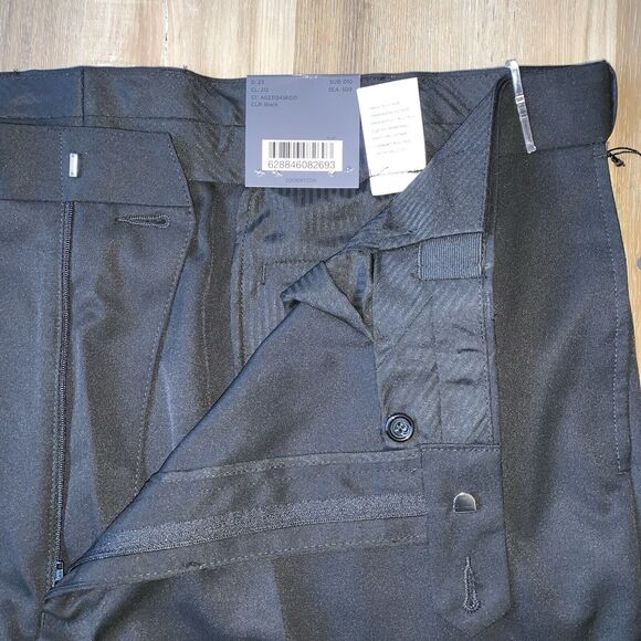 New NWT GS Gray Performance Flat Front Dress Pants Mens Plus Size 46x30 - Picture 7 of 13